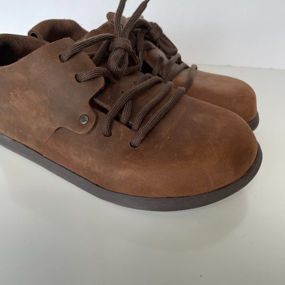 Birkenstock Montana Natural Leather Shoes Brown 5 - Picture 10 of 11